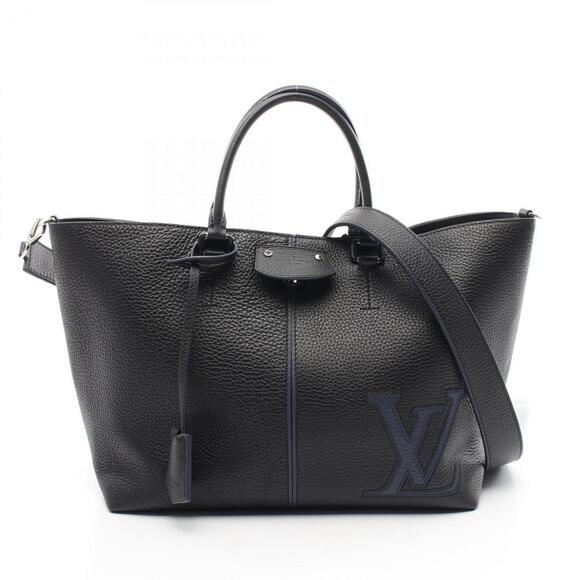 LOUIS VUITTON Black Leather Bag - Picture 1 of 11